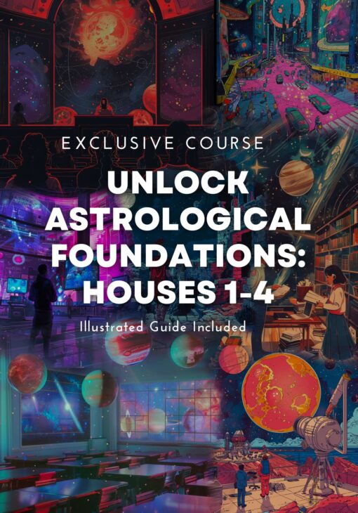 Unlock Astrological Foundations: Houses 1-4: Exclusive Course + Illustrated Guide